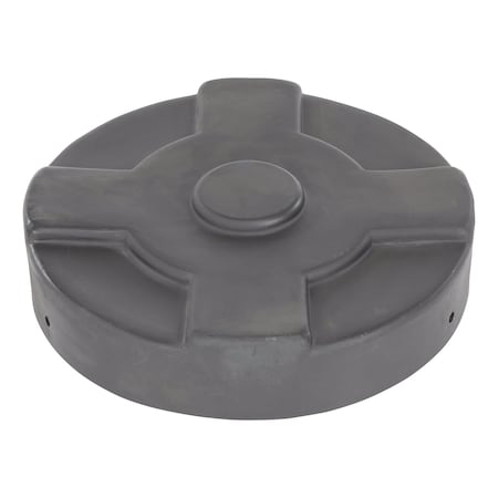 Vestil BLACK DRUM COVER 30 GALLON DC-P-30-BK